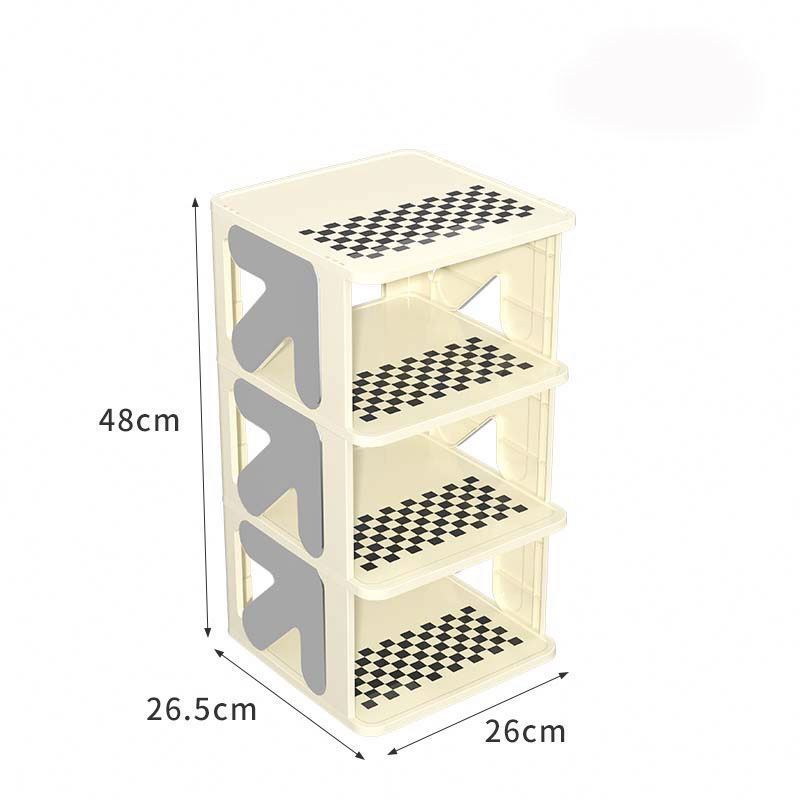 Shoes Cabinet Box Foldable Organizer Multifunctional Raks Closed StyleDisplay For Plastic Bag Store Shoe Rack