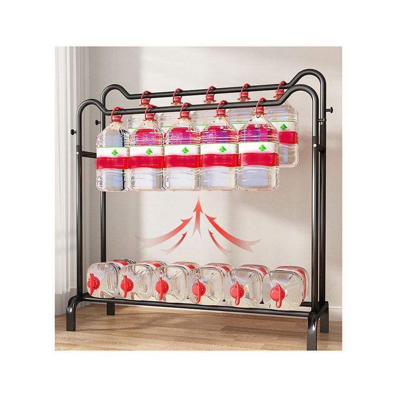 Rack Drying And Mobile Hanging Baby Pull Push Gold Black For Laundry Racks Rails 3 Tiers Three Layer Portable Clothes Hanger