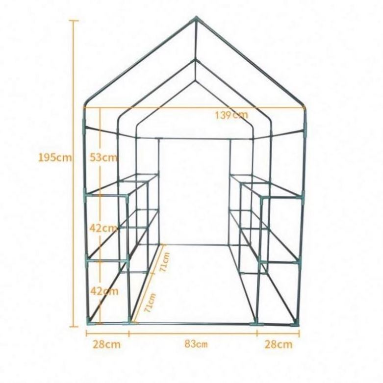 Mini In Aluminum Outdoor For Walk-In Pvc Tunnel Frame Victorian Greenhouses Tent Lean To Tempered Walk Shed Garden Greenhouse