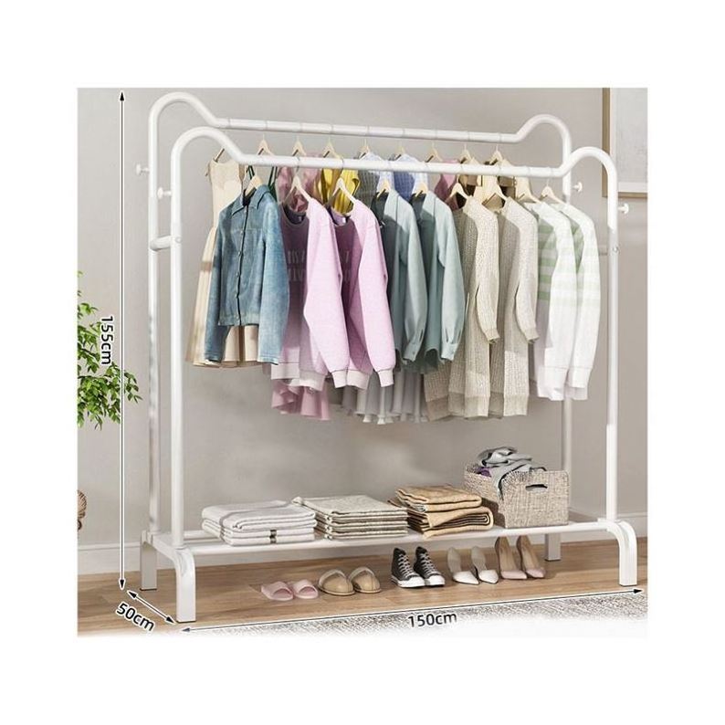 Rack Drying Mounted Laundry Ceiling Pulley Retail Metal Display Racks Clothing Folding 24 Clip Pull Down And Cup Clothes Hanger