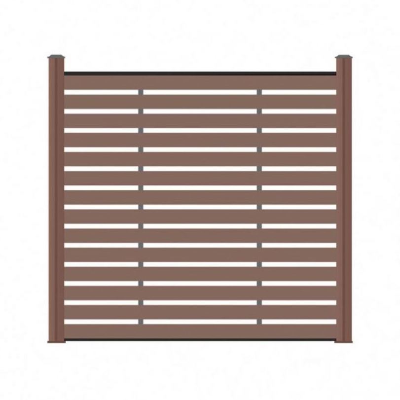 For Light Fencing Solar Aluminum Outdoor Decorative Wood Pillar Gate Custom Slat Privacy Lights Wholesale Pvc Gard Garden Fence