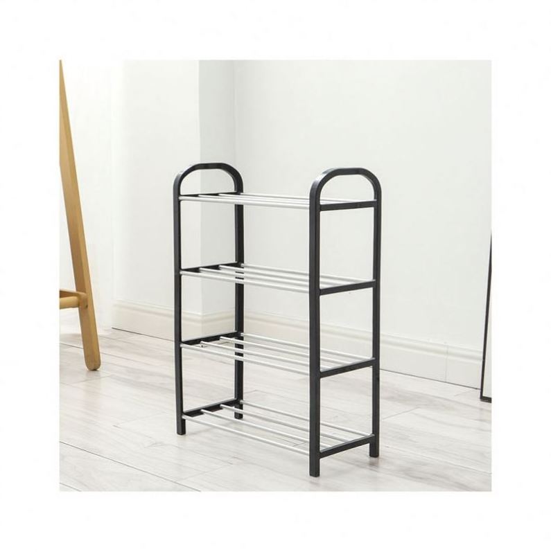 5 Shelves With Stainless Steel Frame Armable Baby Shoes Ladder Fancy Rotating Cheap Wooden 60 Pair Fitting Bracket Shoe Rack