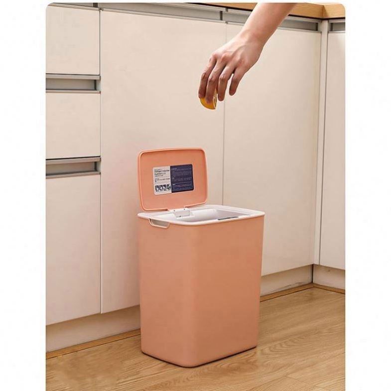 Sensor Waste Bins Dustbin Touchless Auto Bin Cans Induction Garbage Unique Recycling Kitchen Electronic Small Smart Trash Can