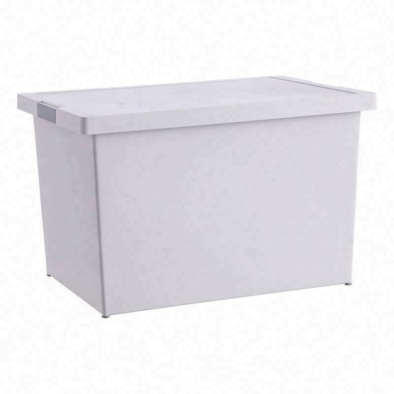 Small Medium large specification multifunctional rectangular home desktop storage with lid plastic material storage box