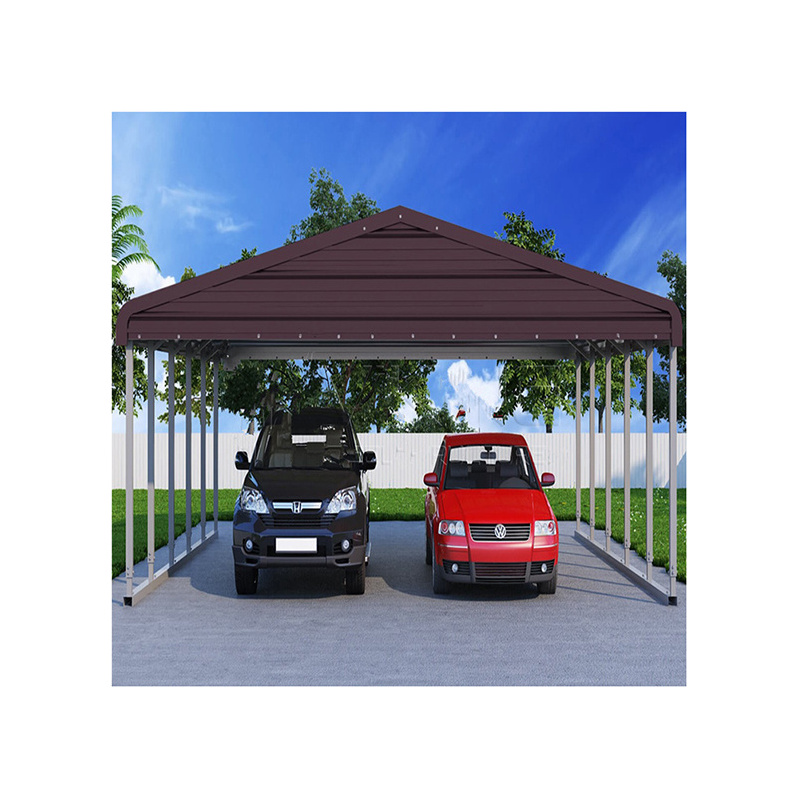 Solar Tent 2 Cars Transparent Canopy Car Parking Ev Foldable 20X10 Domestic Stone Design Metal Legs Covers Carport