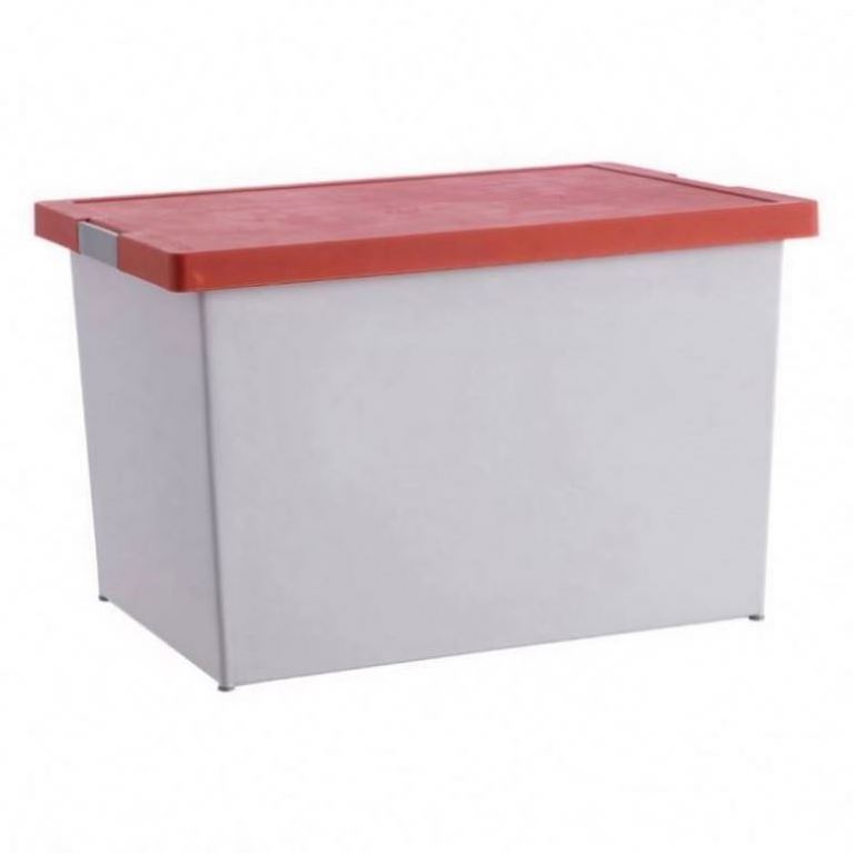 Small Medium large specification multifunctional rectangular home desktop storage with lid plastic material storage box