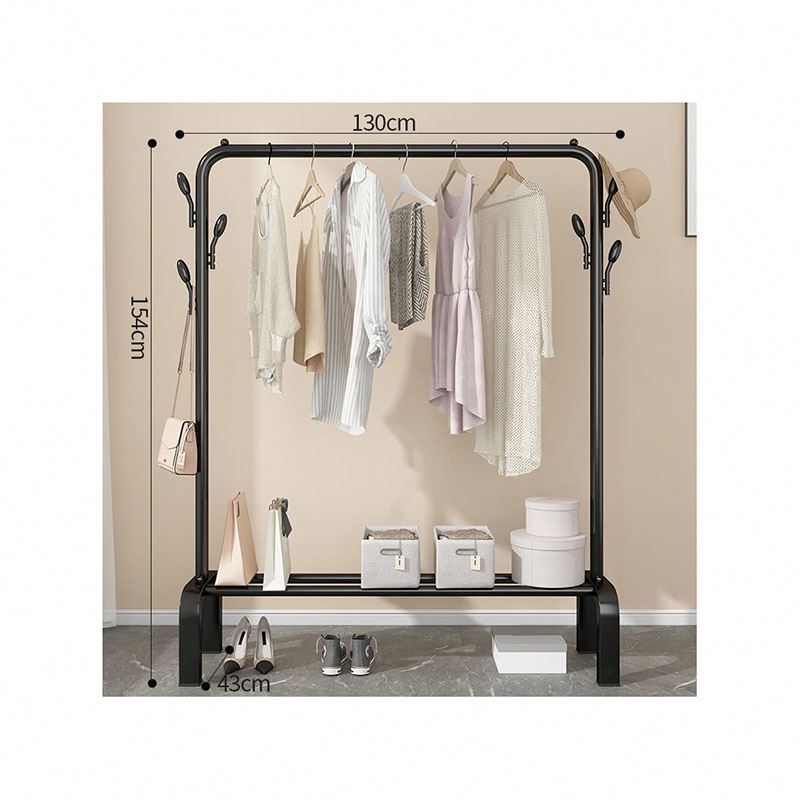 Coat Wall Mount Metal Hanger Stand Wood Kids Branch Black For Hanging Dog Mounted Racks Hooks Luxury Floor Clothes Dryer Rack