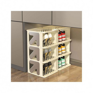 Shoes Cabinet Box Foldable Organizer Multifunctional Raks Closed StyleDisplay For Plastic Bag Store Shoe Rack