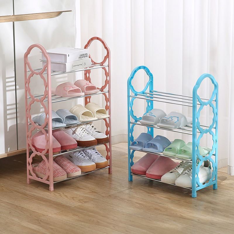 Shoes Display Racks Wall Adjustable Storage Organizer Rotatable Easy Assemble Stackable 3 Tier Behind The Door Tree A Shoe Rack