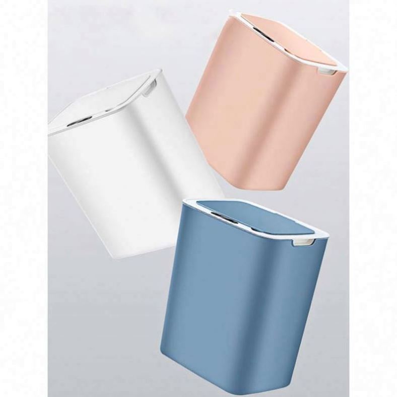 Sensor Waste Bins Dustbin Touchless Auto Bin Cans Induction Garbage Unique Recycling Kitchen Electronic Small Smart Trash Can