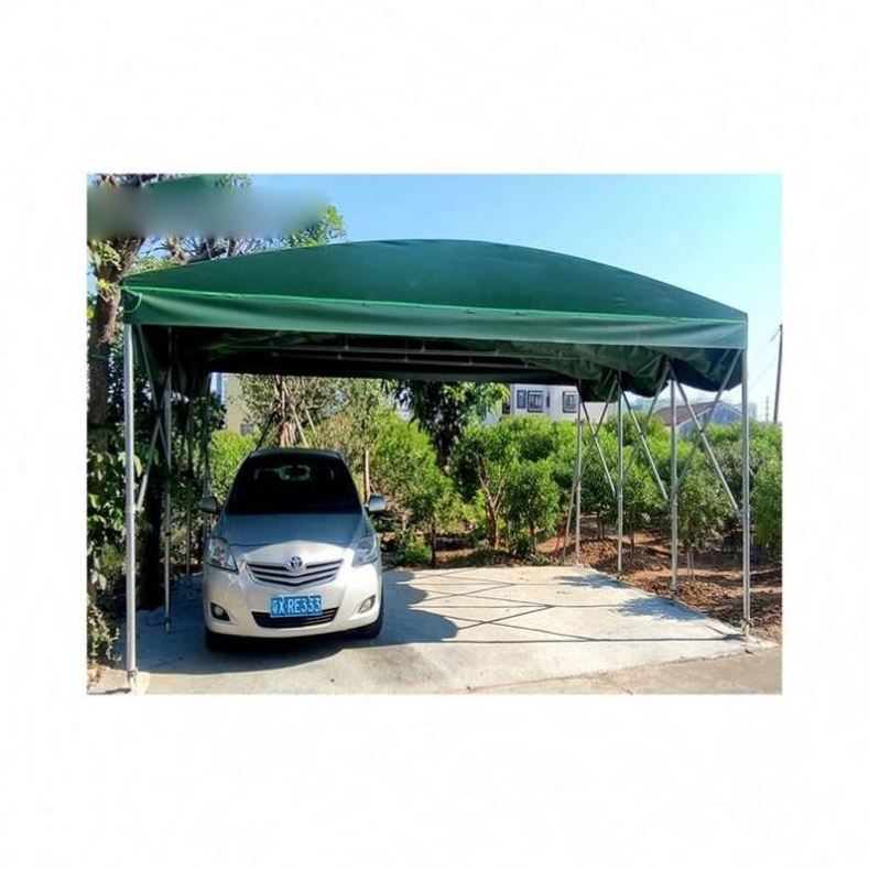 Car Garage Canopy Tent Fold Aluminum Close 4 Shades Inflatable Garage Diy Cantilever Design Folding Build 2 Carport