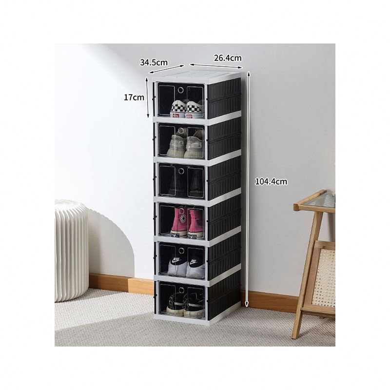 Box Organizer Transparent Packaging Bag Heel Chair Hoe Closet Folding Dustproof Acrylic Sneakers High Quality Shoe Rack Storage