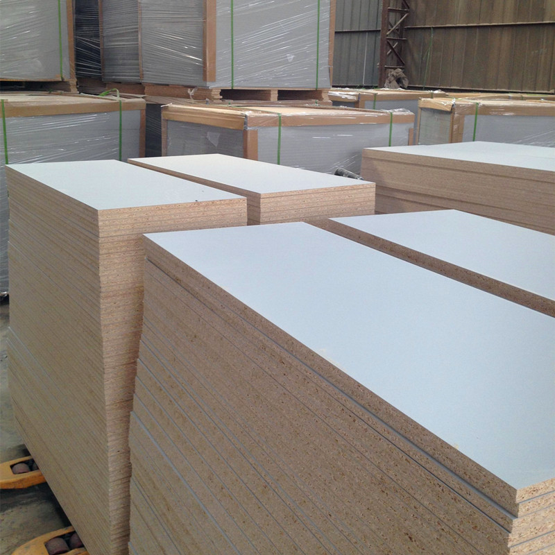 E1 type moisture-proof melamine faced particle board/chipboard/melamine PB