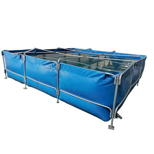 custom commercial farm biofloc tarpaulin plastic live fish transport tanks supplier