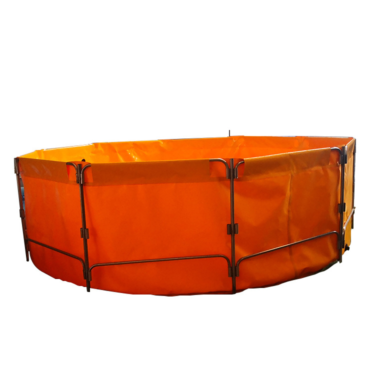 Customized farming aquaculture Foldable PVC Tarpaulin live fresh big water tank fish for sale