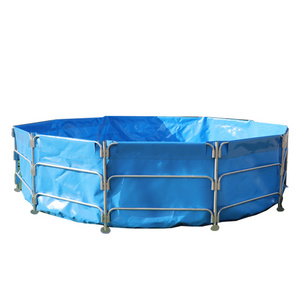 Custom aquaculture 1000 liter 5000 litres pvc canvas tv stand tilapia fish farming tank with stand