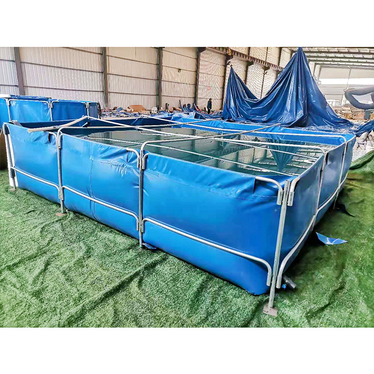 custom commercial farm biofloc tarpaulin plastic live fish transport tanks supplier