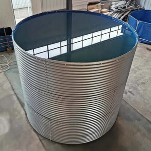 Galvanised Corrugated Steel Water Tank with Liner Round  Agricultural Irrigation Rainwater Collection Tank