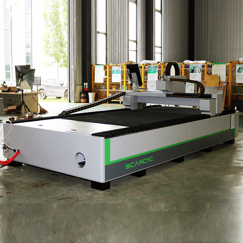 BCAMCNC fiber laser cutting machine for sheet hot sale cnc one-piece metal laser cutting machine 1000W 1500W