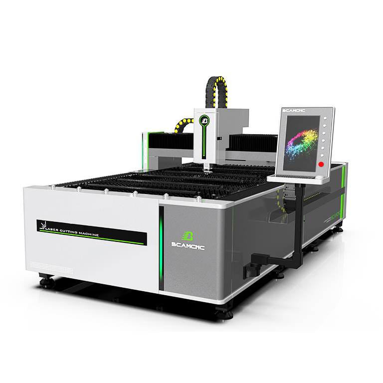 BCAMCNC fiber laser cutting machine for sheet hot sale cnc one-piece metal laser cutting machine 1000W 1500W