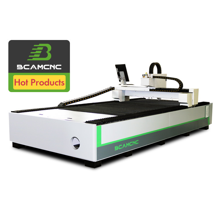 BCAMCNC fiber laser cutting machine for sheet hot sale cnc one-piece metal laser cutting machine 1000W 1500W