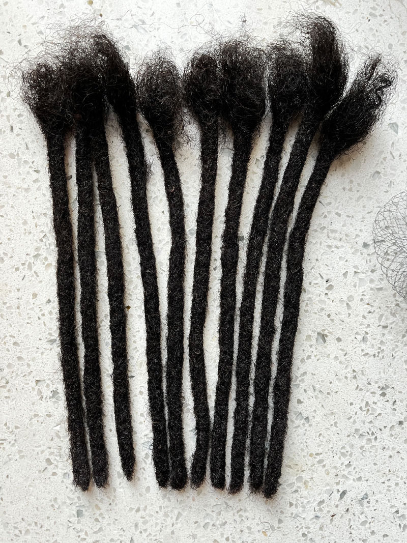 wholesale 100% handmade afro kinky human hair dreadlock extension loc extension human hair crochet dreadlock