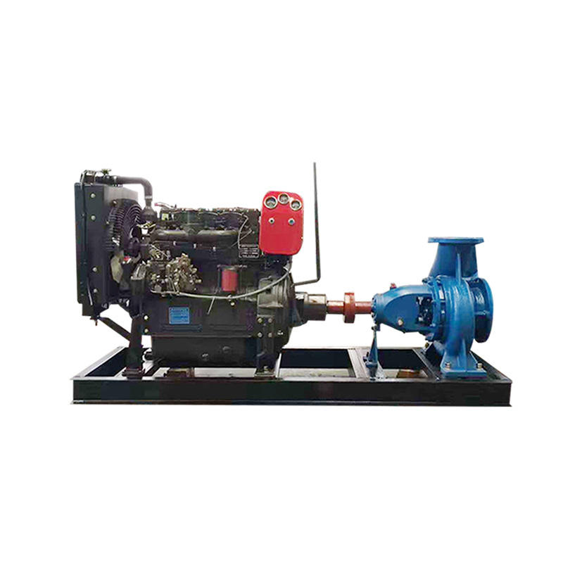 8 inch diesel engine irrigation pump with 55hp diesel engine drive 360 cubic meters water pump