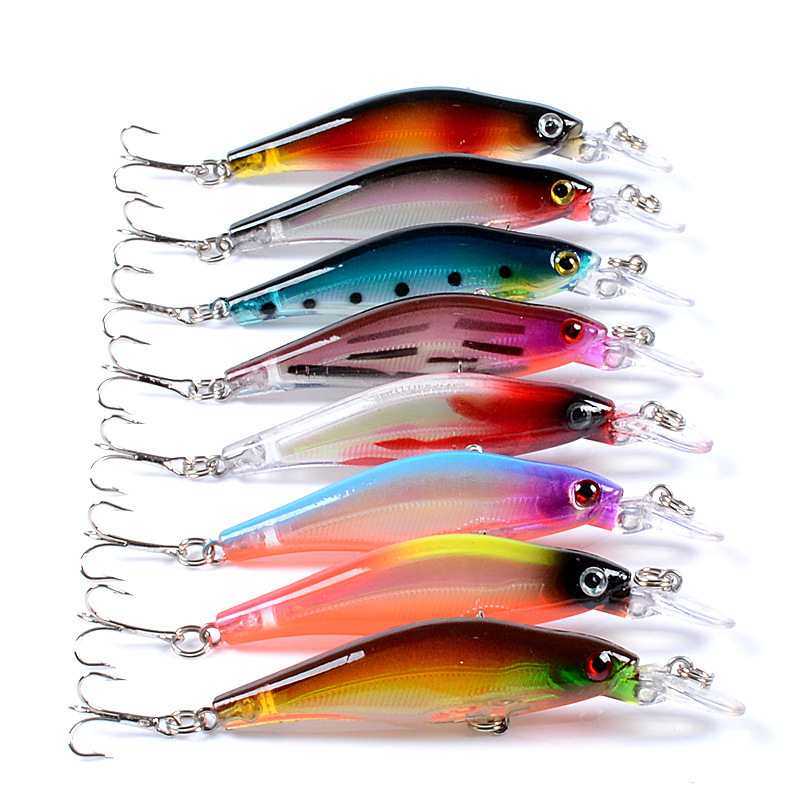 Hot sale Attractive Body Design 8.3CM 6.3G Hard Plastic Lures Underwater 5ft Diving Minnow Lures For Stream Reservoir