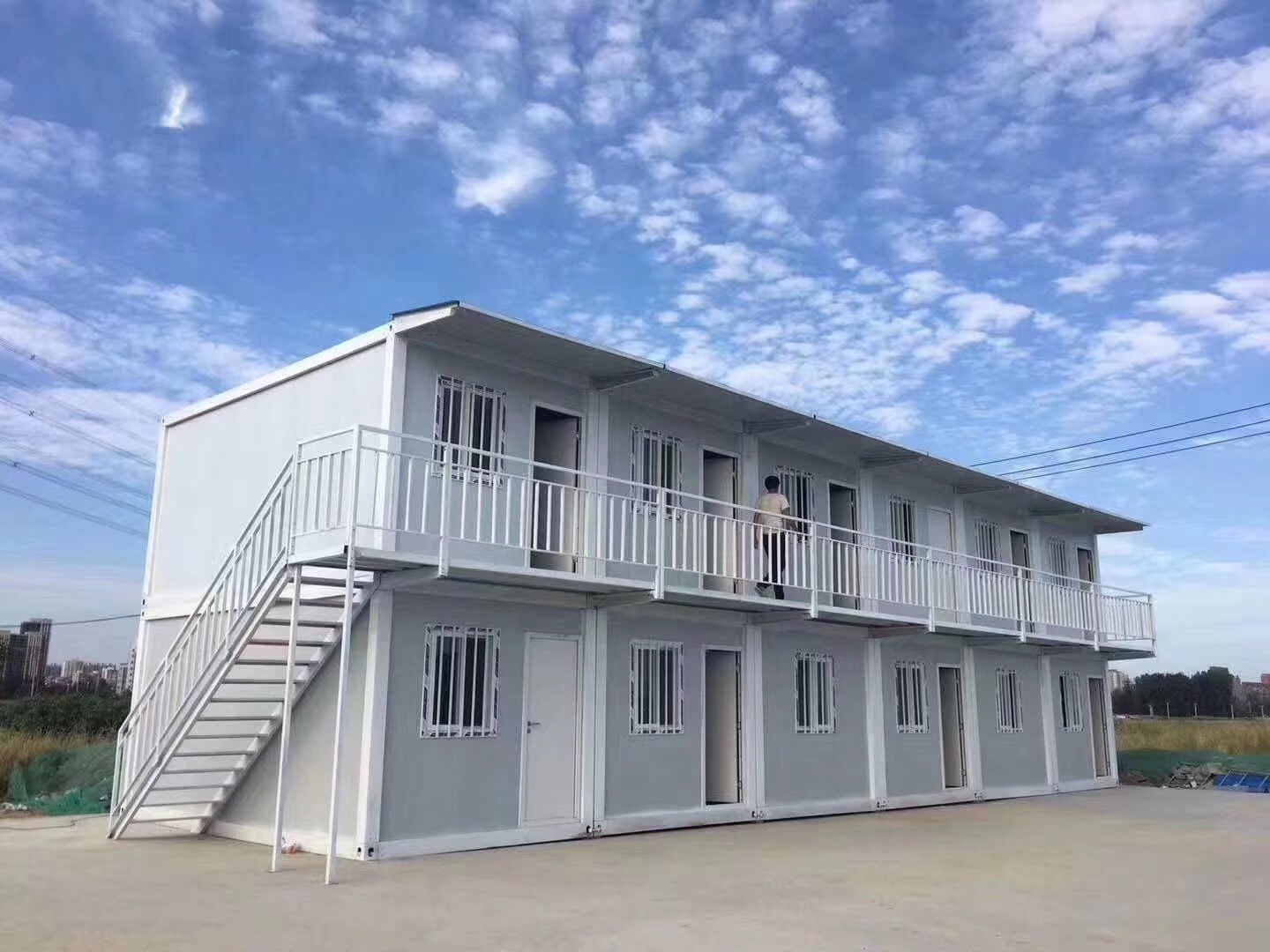 Temporary Expandable Container House-for Home Office or Dormitory Use Steel Sandwich Panel Material for Apartment Camp Site