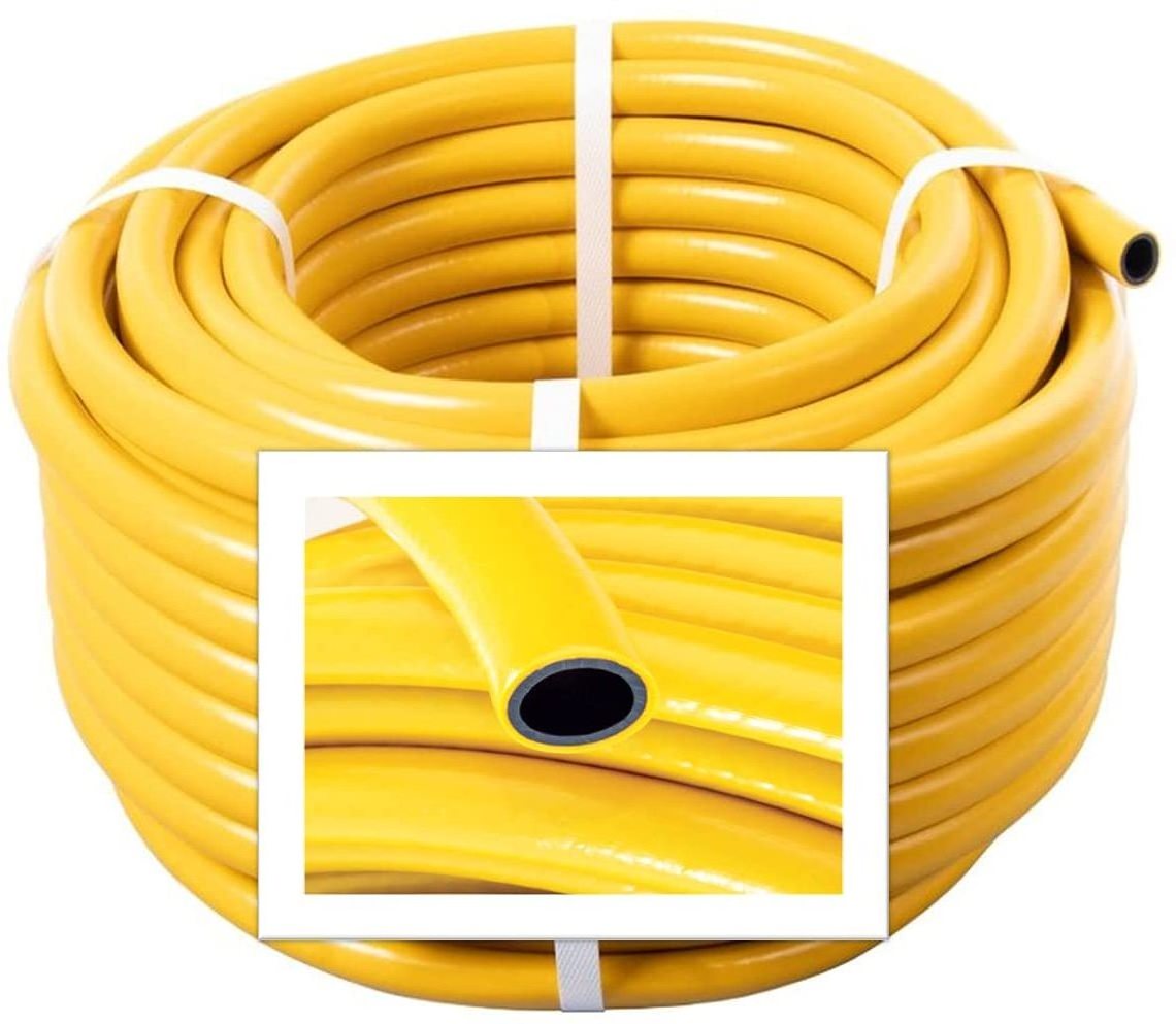 All color flexible fiber braided reinforce plastic pvc garden water hose pipe