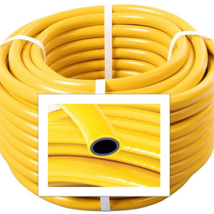 All color flexible fiber braided reinforce plastic pvc garden water hose pipe