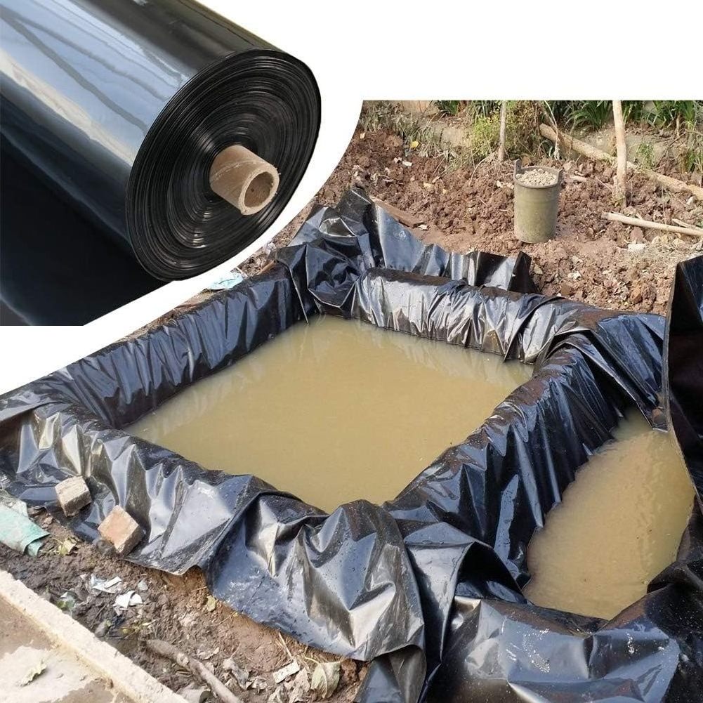 HDPE Geomembrane Plastic Film Pond Liner UV Resistant Garden Fish Pond Liner