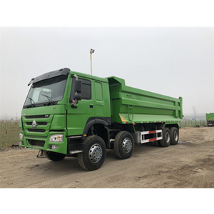 Tipper Benne Howo 50 Ton China A7 12 wheel 8X4 Tractor Power Used Dump Truck for Sale