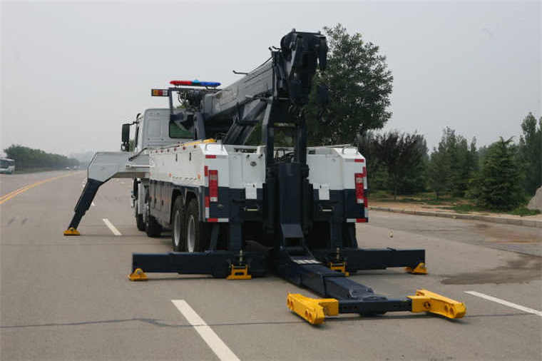 Lift Wheel Hydraulic Kl Part Jac Towing Mobile  Forktruck Emc905 Motor China 50 Ton Rotator Arms Tow Truck Wrecker