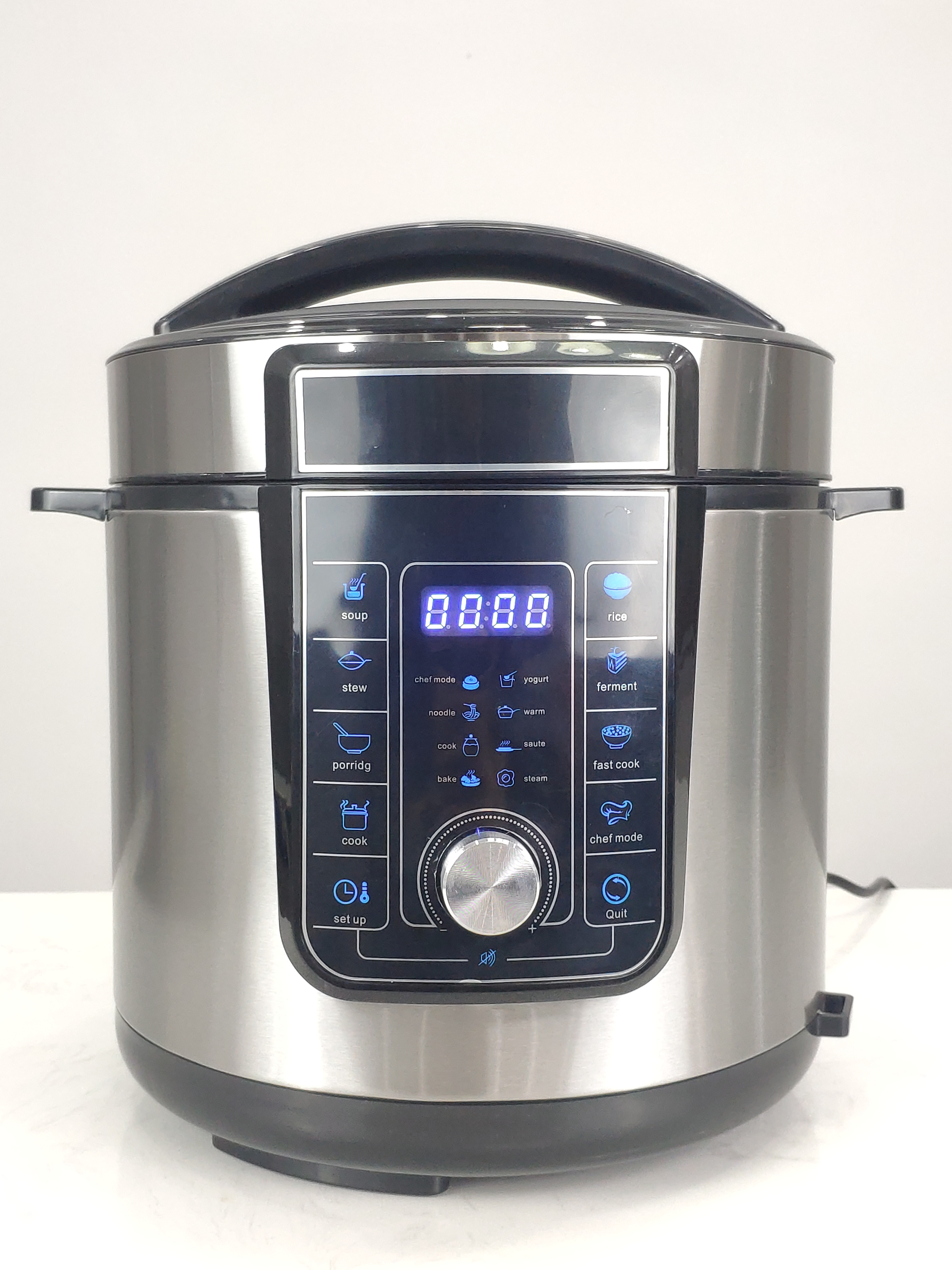 Okicook 6 Quart 1000W digital display panel electric Household Electric Programmable Pressure Cooker Aluminum Alloy Inner Pot