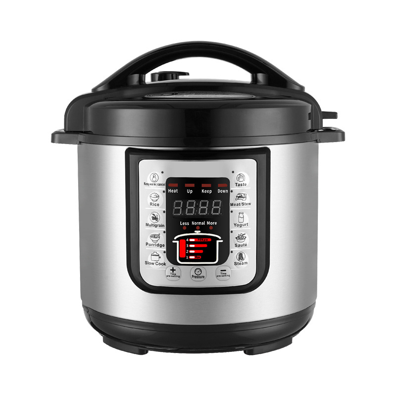 Okicook 6 Qt Aluminum Alloy Non-stick Liner Commercial Induction Large Electric Pressure Cooker Electric Multi Cooker