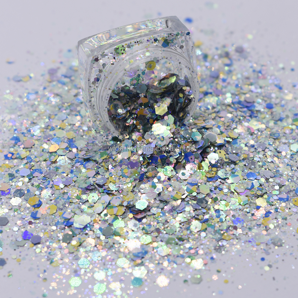 New Chunky Mixes Glitter Devil's Eyes For snow globe cup valentines day gift 2023