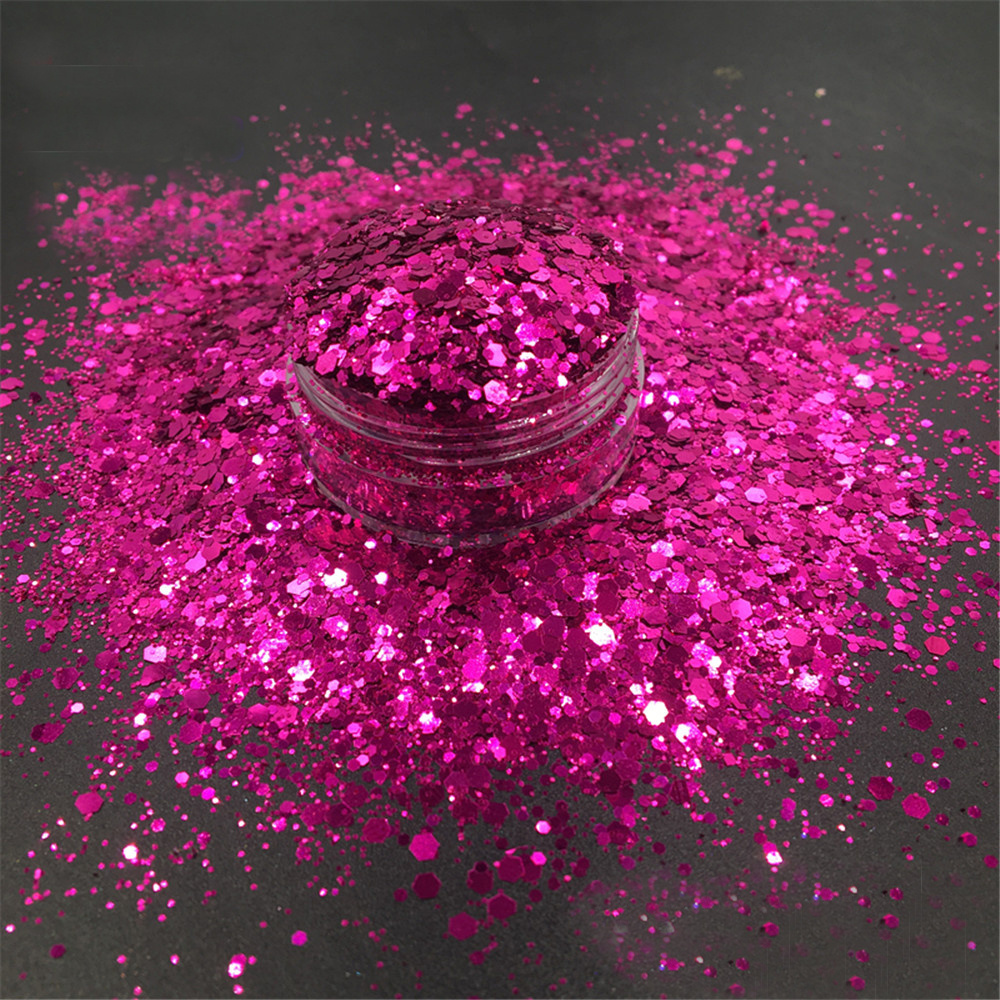 Wholesale polyester chunky mixes glitter for nail body art DIY tumbler