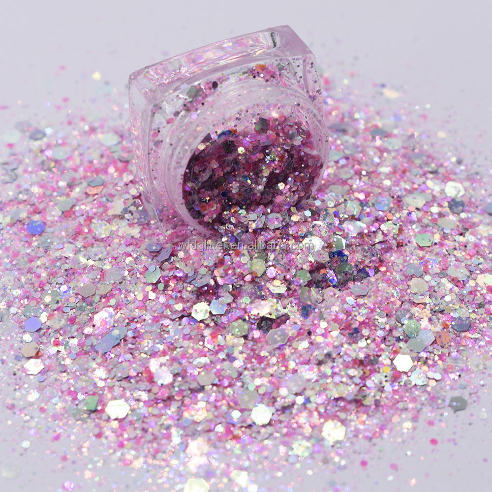 New Chunky Mixes Glitter Devil's Eyes For snow globe cup valentines day gift 2023