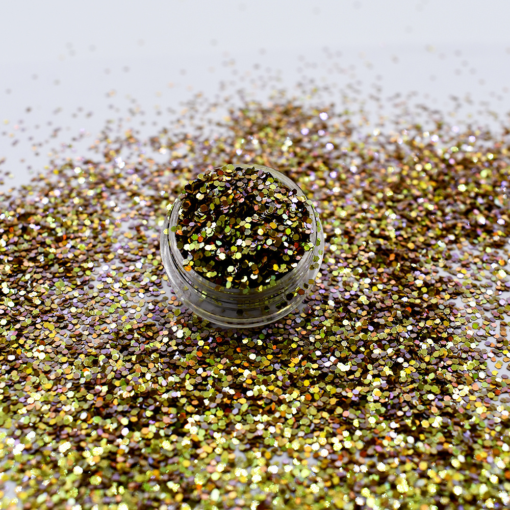 Wholesale high quality solvent resistant color moving Chameleon chunky glitter