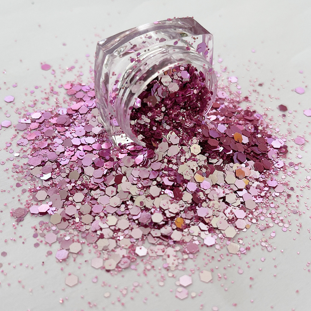 New Chunky Glitter Bulk Color shift Glitter for Eye Face body nail Crafts Chameleon pigments