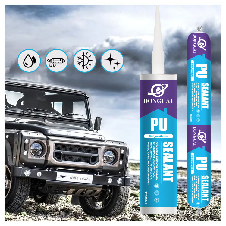 China OEM High Quality PU Automotive Glass Bonding Polyurethane Sealant Adhesive pu silicone sealant black for windshield