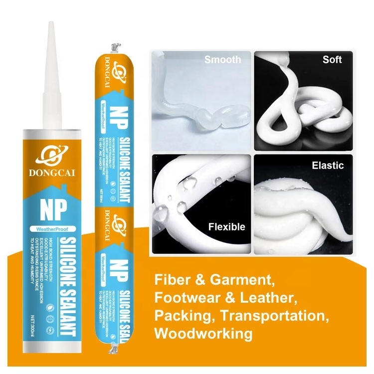 Roofing Caulk Water Based Sausage Neutral Silicone Sealants for Glass