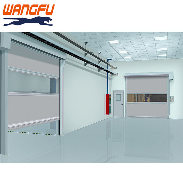 PVC Roll Up Fast High Performance Waterproof Plastic Roller Shutter High Speed Overhead Door For Warehouse