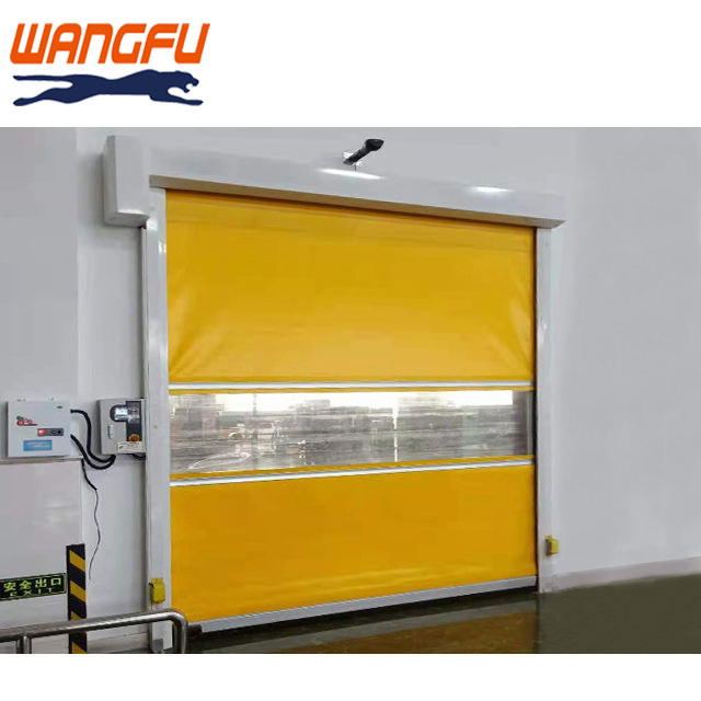 PVC Roll Up Fast High Performance Waterproof Plastic Roller Shutter High Speed Overhead Door For Warehouse