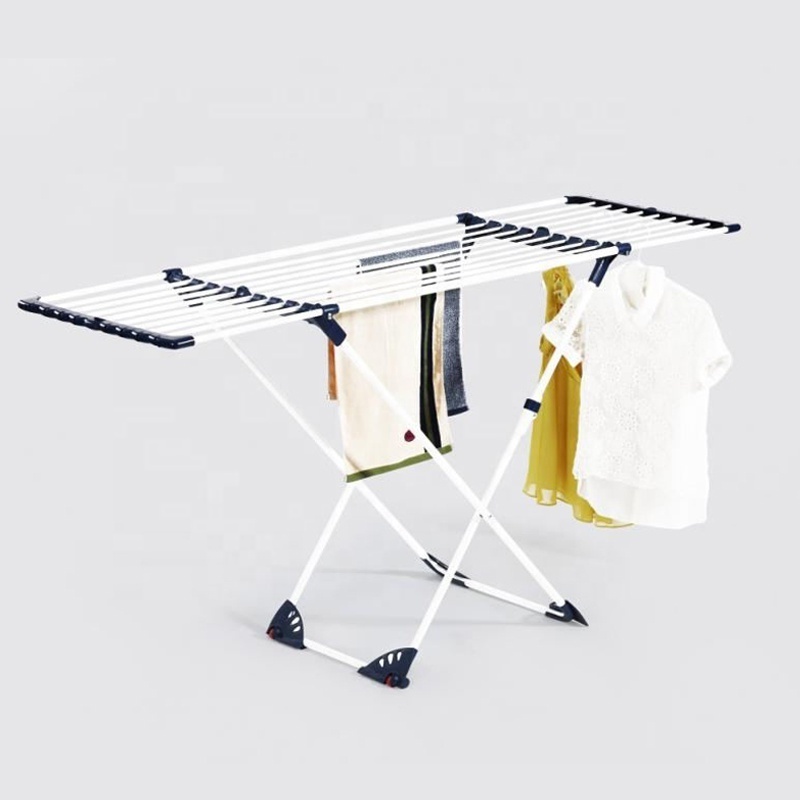 Clothes Airer with Wings Foldable & Extendable Laundry Drying Rack Washing Drying Rack