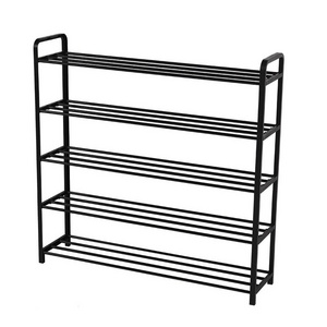 5 Tiers Metal Shoe Rack Shelf 20 Pairs Space Saving Shoes Holder for Home Use