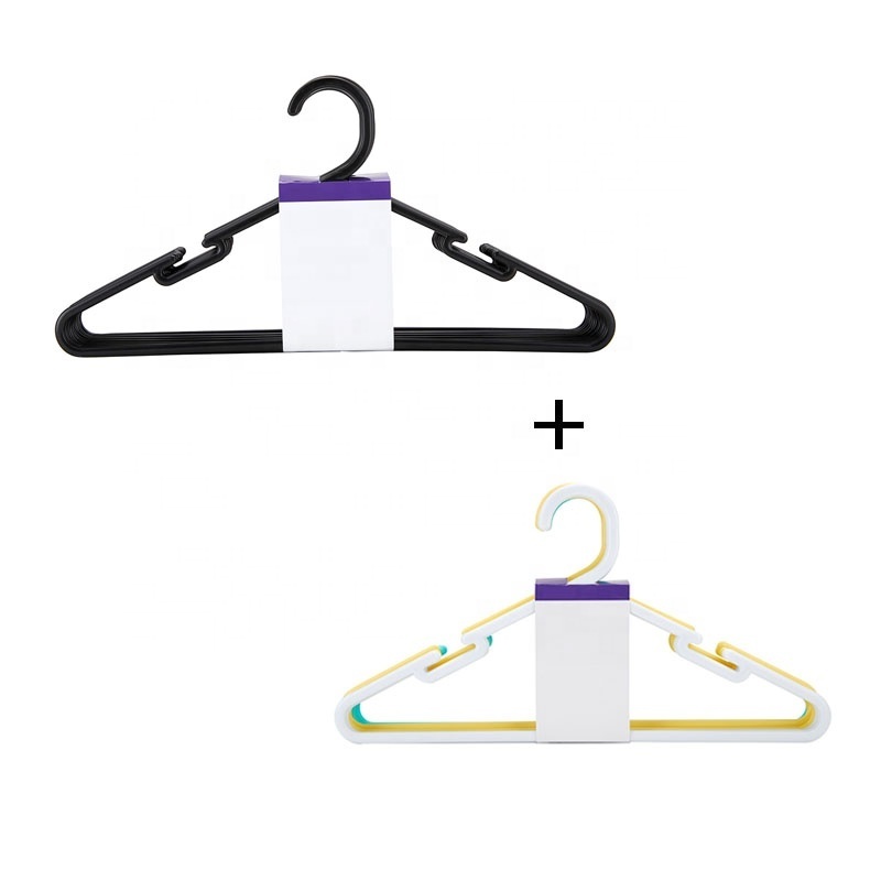 Plastic Coat Hanger and Customized Color Clothes Hanger with Plastic Garment Hanger