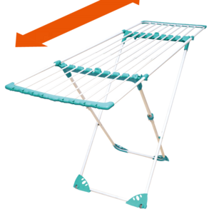 Clothes Airer with Wings Foldable & Extendable Laundry Drying Rack Washing Drying Rack