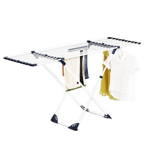 18M big laundry space standing clothes dryer rack with wheels for indoor and outdoor extendable and folding